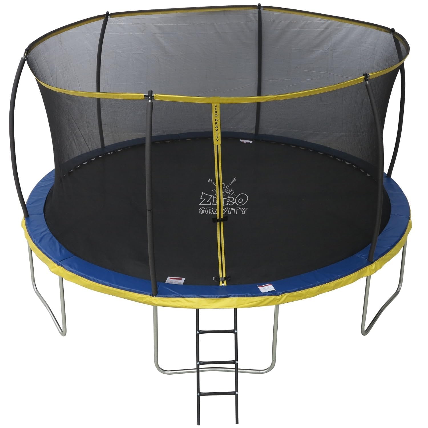 Zero Gravity Outdoor Trampolin Ø 183, 244, 305, 366, 427cm - TÜV-geprüfte Gartentrampoline inkl. Leiter - Sturmsicher in 5 Minuten - Aufbauvideo