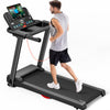 UMAY Laufband, klappbar, bis 12 km/h, 2.5 PS/1800W, Herzfrequenzmonitor, App, Bluetooth-Lautsprecher, 12 Programme, Zuhause