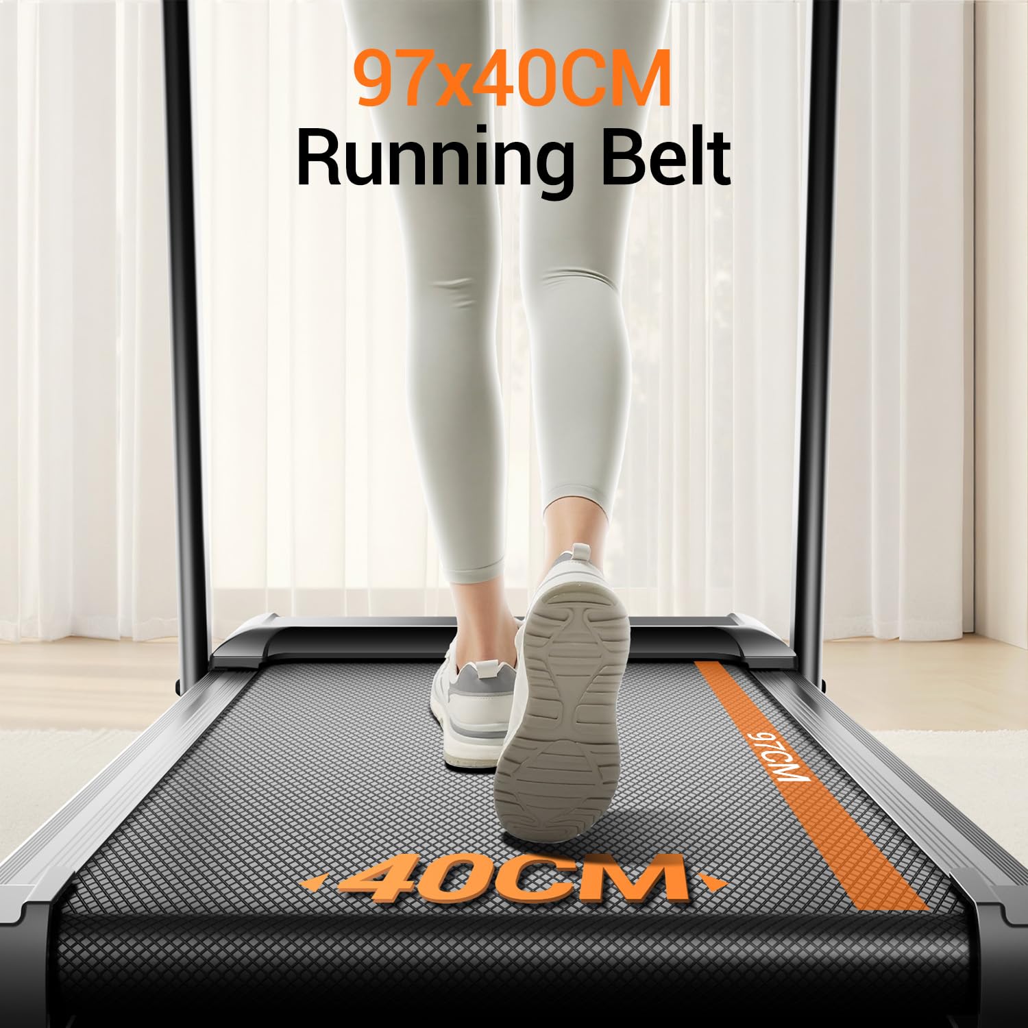 LONTEK Laufband Für Zuhause Klappbar 12KM/H,Laufbänder mit Herzfrequenzmonitor, Treadmill for Home mit 12 Trainingsprogrammen,Max Belastung 136KG