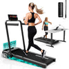 Sportconic Laufband, 1–12 km/h, klappbar, leise, Walking Pad mit Steigung, Tablet-Halter & Fernbedienung, für Zuhause/Büro