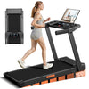 LONTEK Laufband Für Zuhause Klappbar 12KM/H,Laufbänder mit Herzfrequenzmonitor, Treadmill for Home mit 12 Trainingsprogrammen,Max Belastung 136KG