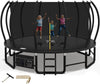 Devoko Trampolin Outdoor Ø228/305/366/427 cm, TÜV Rheinland GS-Zertifikat, Mit verstärkten Beintraversen, Stabil, Robust und Belastbar, Einteilige