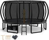 Devoko Trampolin Outdoor Ø 228/305/366/427 cm, vom TÜV Rheinland GS-Zertifikat, Kindertrampolin Gartentrampolin mit Sicherheitsnetz, Rundes