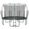 SONGMICS Federloses Trampolin Ø 366 cm, Trampolin Outdoor für Kinder, elastische Seile, Sicherheitsnetz mit Reißverschluss, Glasfaserstangen, sicher